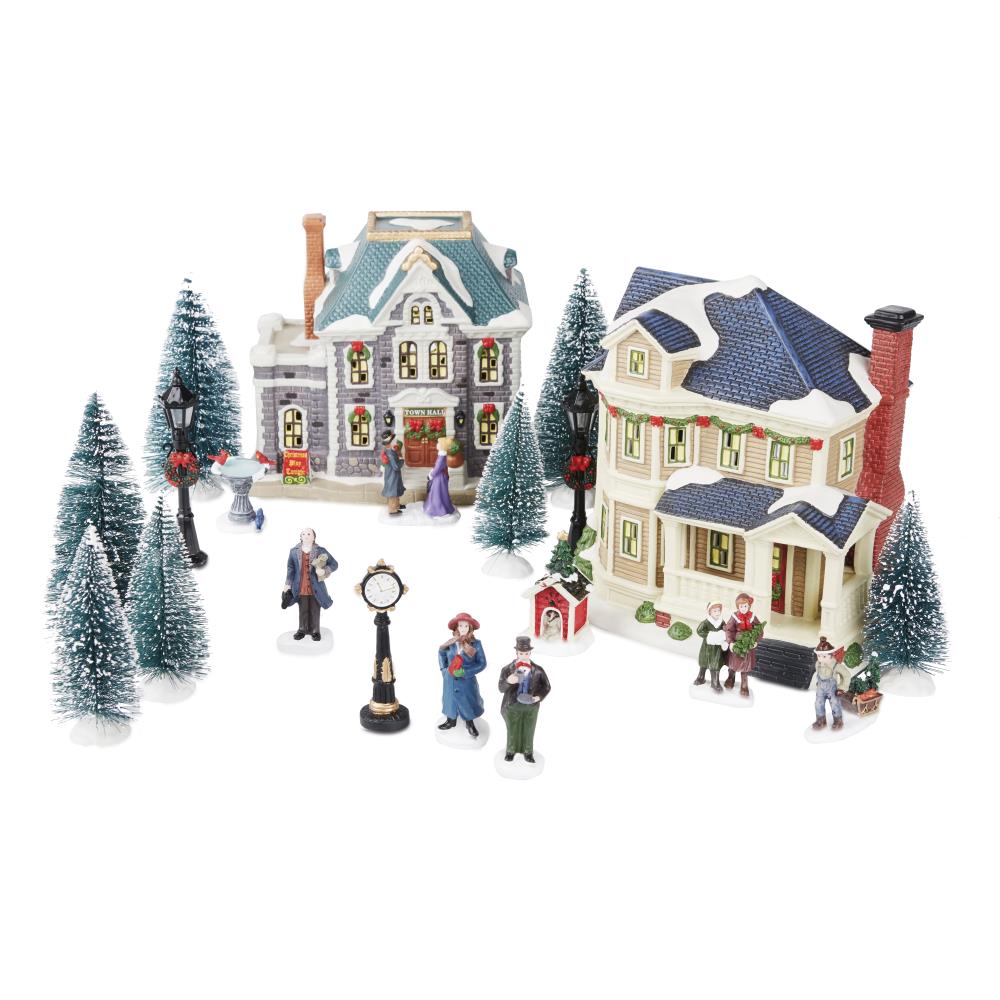 christmas-village-houses-airport